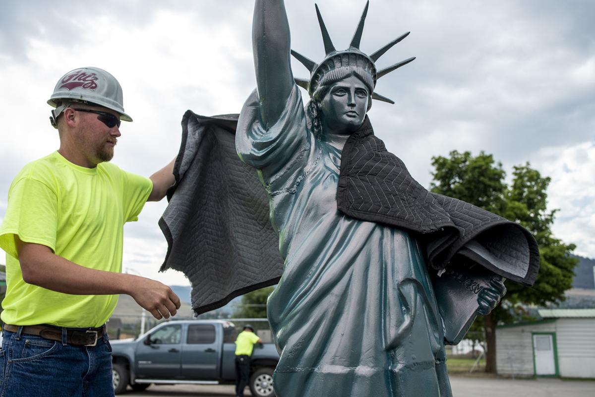 Missoula fairgrounds Lady Liberty restored to former glory Local News