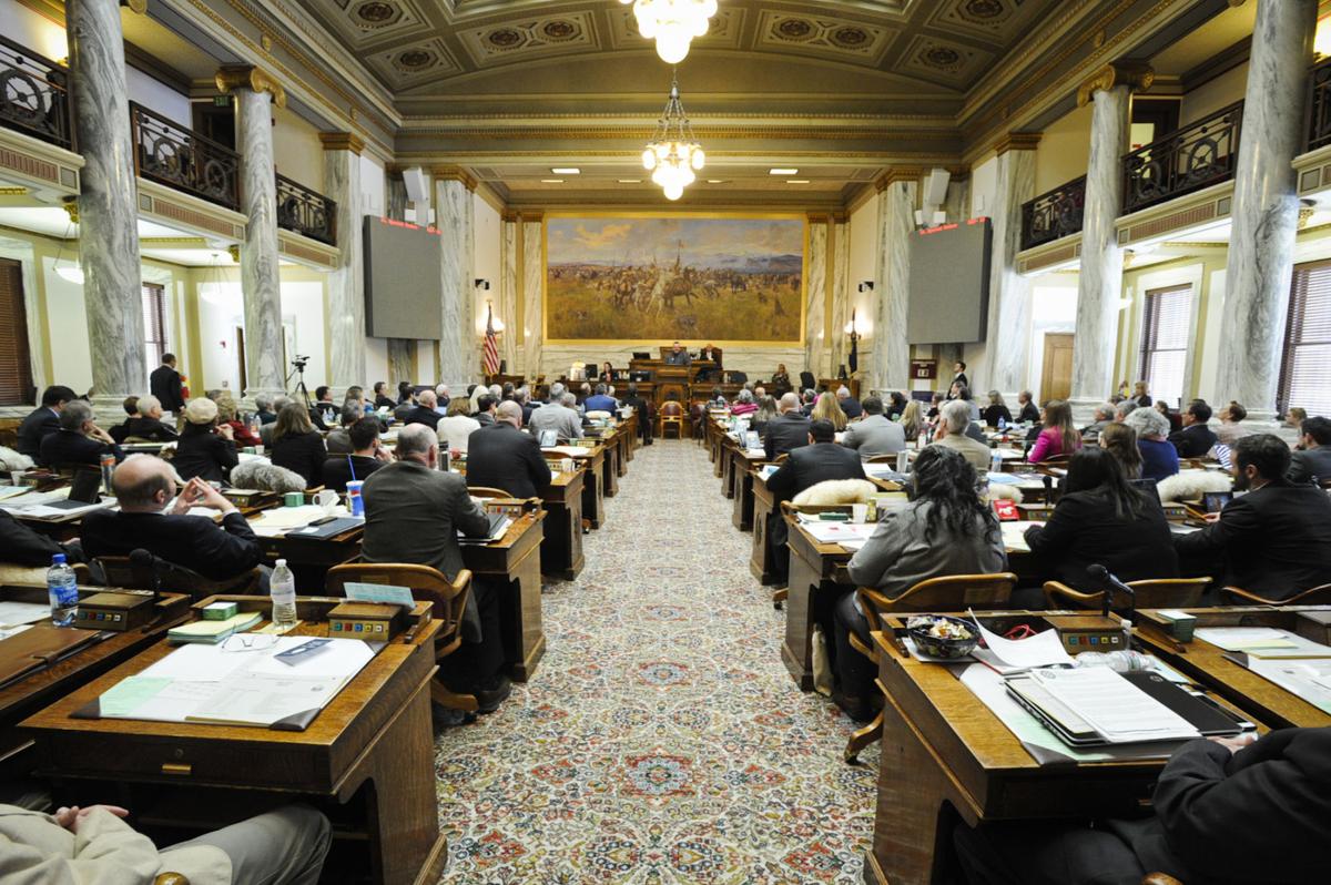 Tester addresses the house