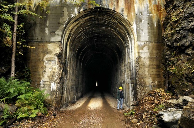 Dominion Creek trestle: Workers prepare former railbed near Saltese for ...