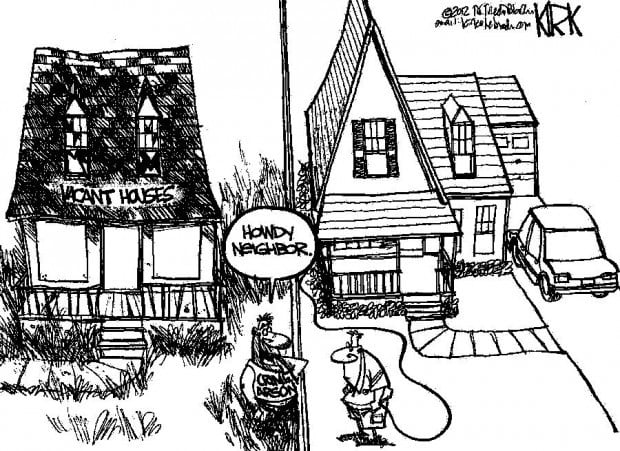 CARTOON: Vacant houses invite more crime, arson to move ...