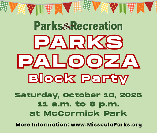 Parks Palooza Block Party Sat., Oct. 10 at McCormick Park