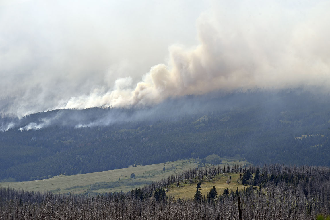 Evacuations Begin As Glacier Park Fire Marches Toward St Mary