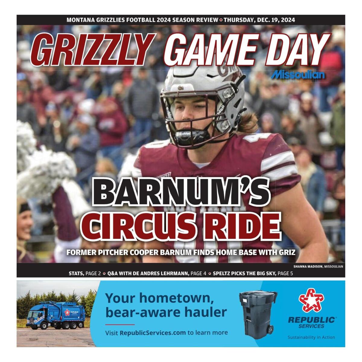 Griz Game Day 12-19-24