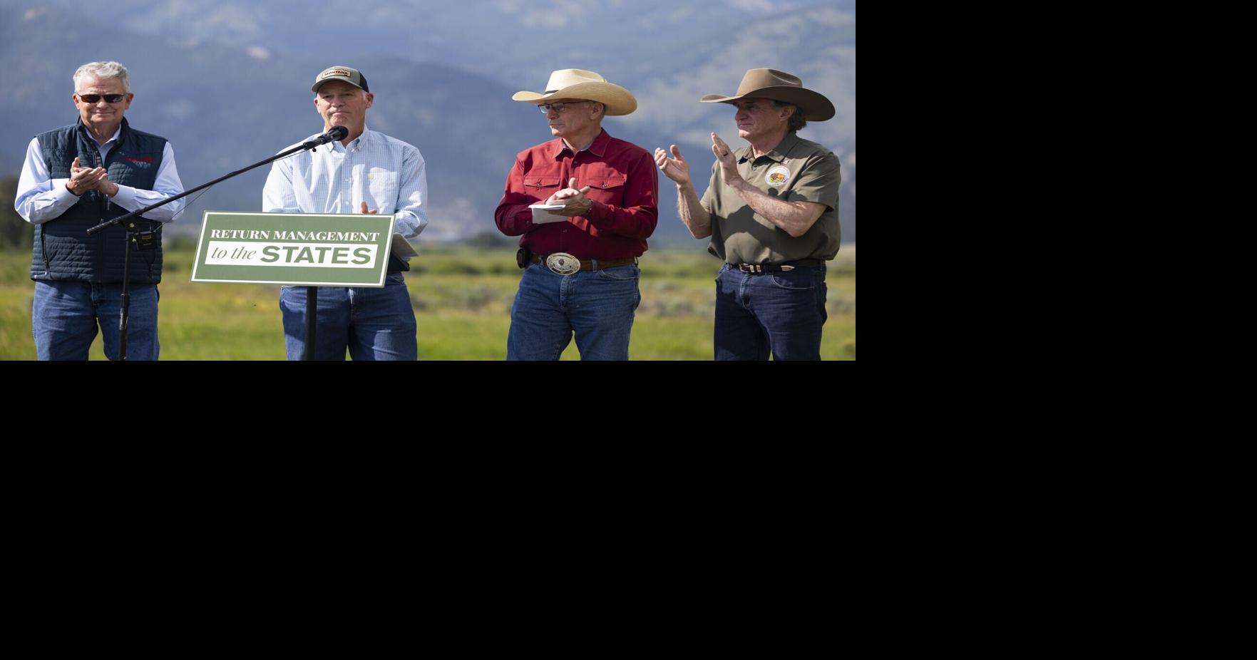 Interior secretary proposes turning over grizzly management to states at Montana event