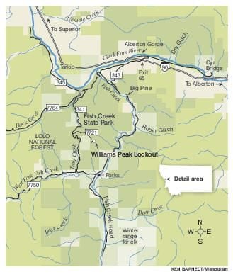 Pleasant Creek State Park Fishing Map