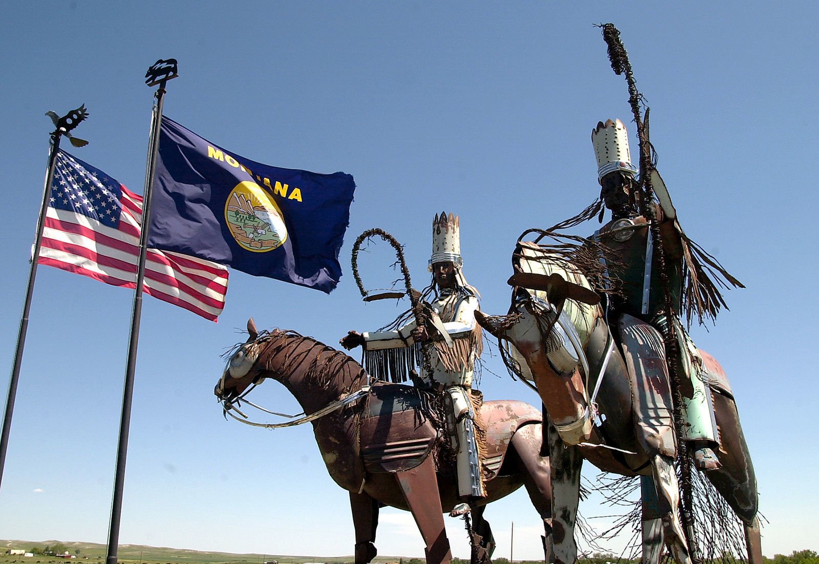 Blackfeet Artist Jay Laber Transformed Junk Metal Into Iconic Sculptures