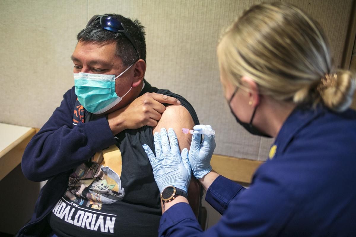 Vaccines administered on Crow reservation