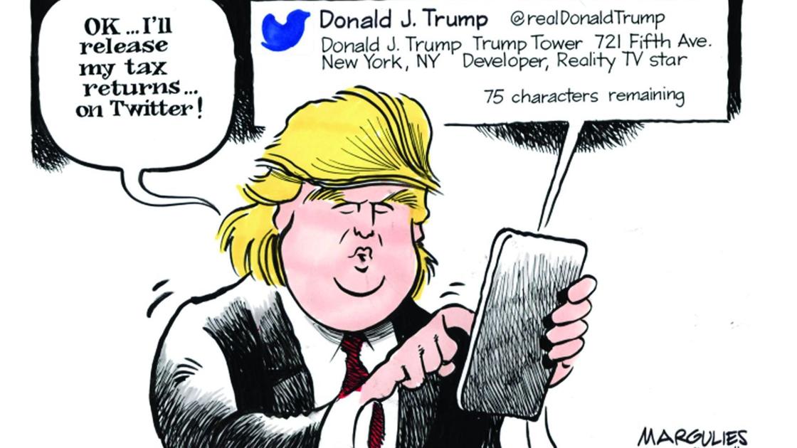Trump Agrees To Release Tax Returns By Tweet Cartoons Missoulian Com