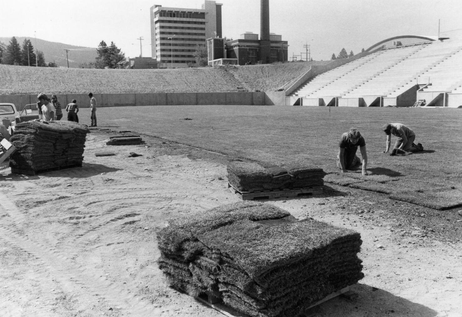 Photos: Griz football stadiums through the years ...