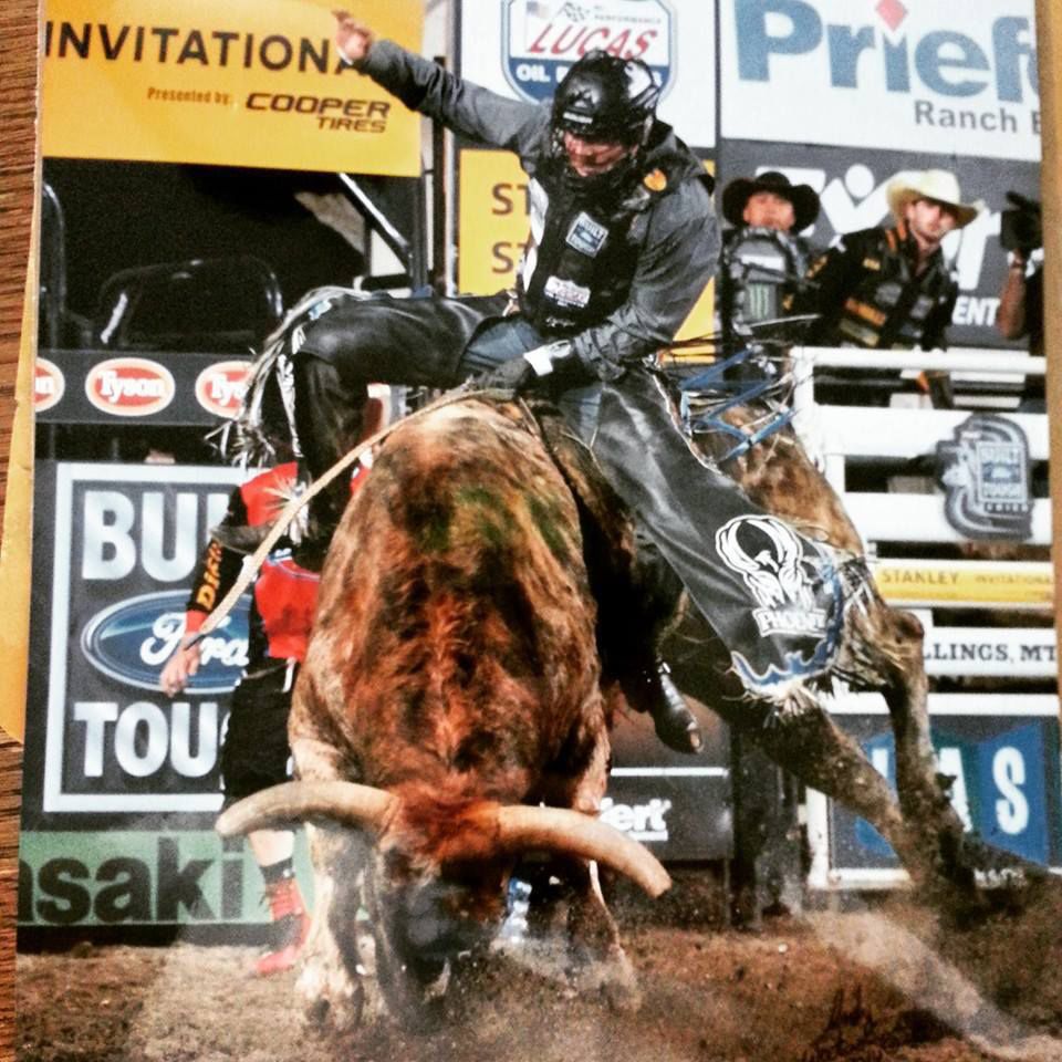 No bull Browning cowboy Dakota Louis loves Missoula Rodeo