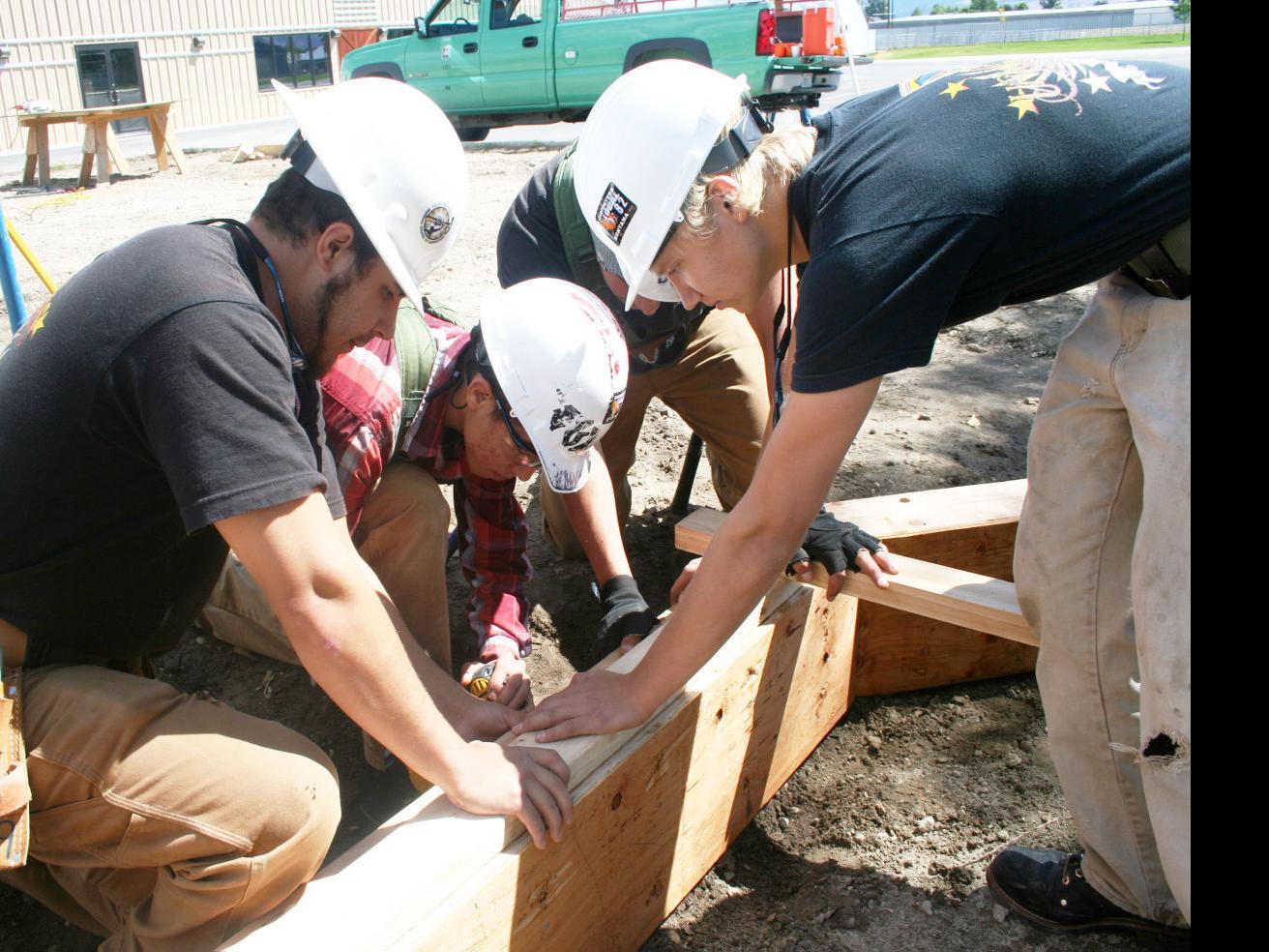 Job Corps Class Works On New Pavilion At Ravalli County Fairgrounds State Regional Missoulian Com