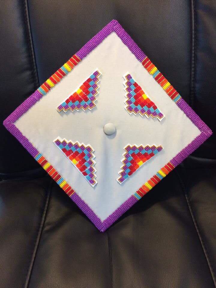 Beading Patterns Native American Beaded Beaded Graduation Cap Designs ...