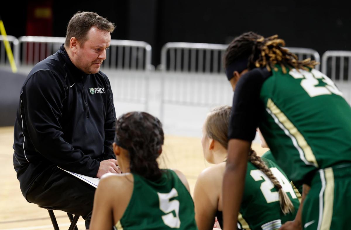 Rocky head coach Wes Keller