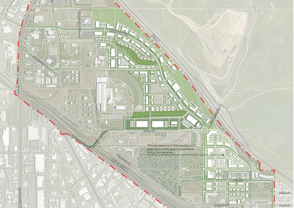 Missoula officials release draft plan for North Reserve area