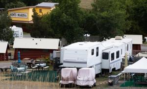 Kim’s Marina tenants protest eviction after Bureau of Reclamation announces 2-year closure