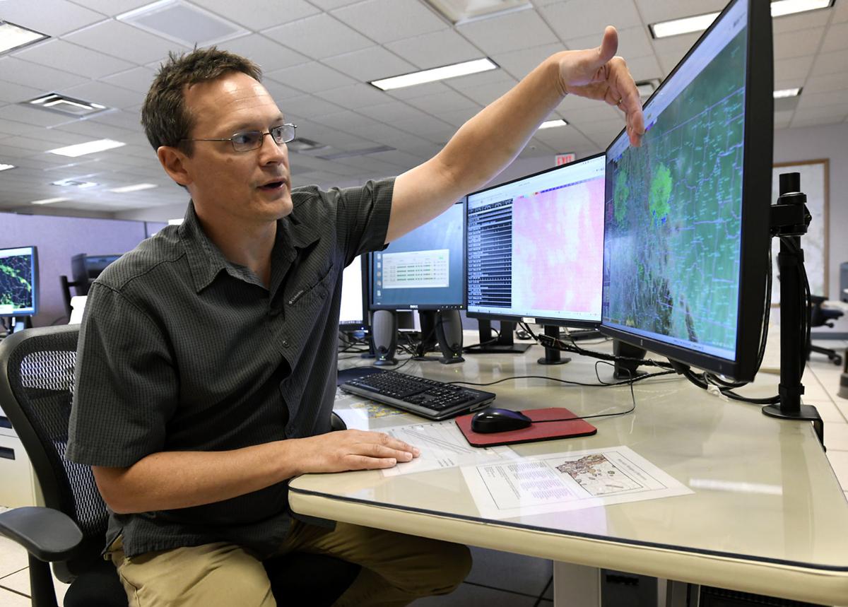 National Weather Service's Marty Whitmore and crew predict weather for