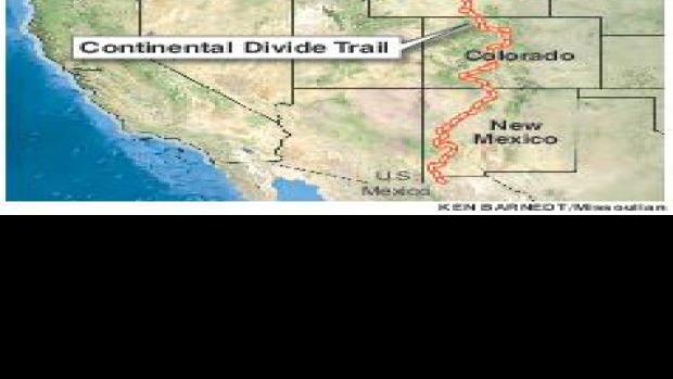 Continental Divide Trail map | | missoulian.com