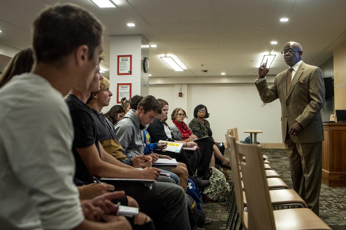 Pastor Civil Rights Activist Offers Students A Perspective