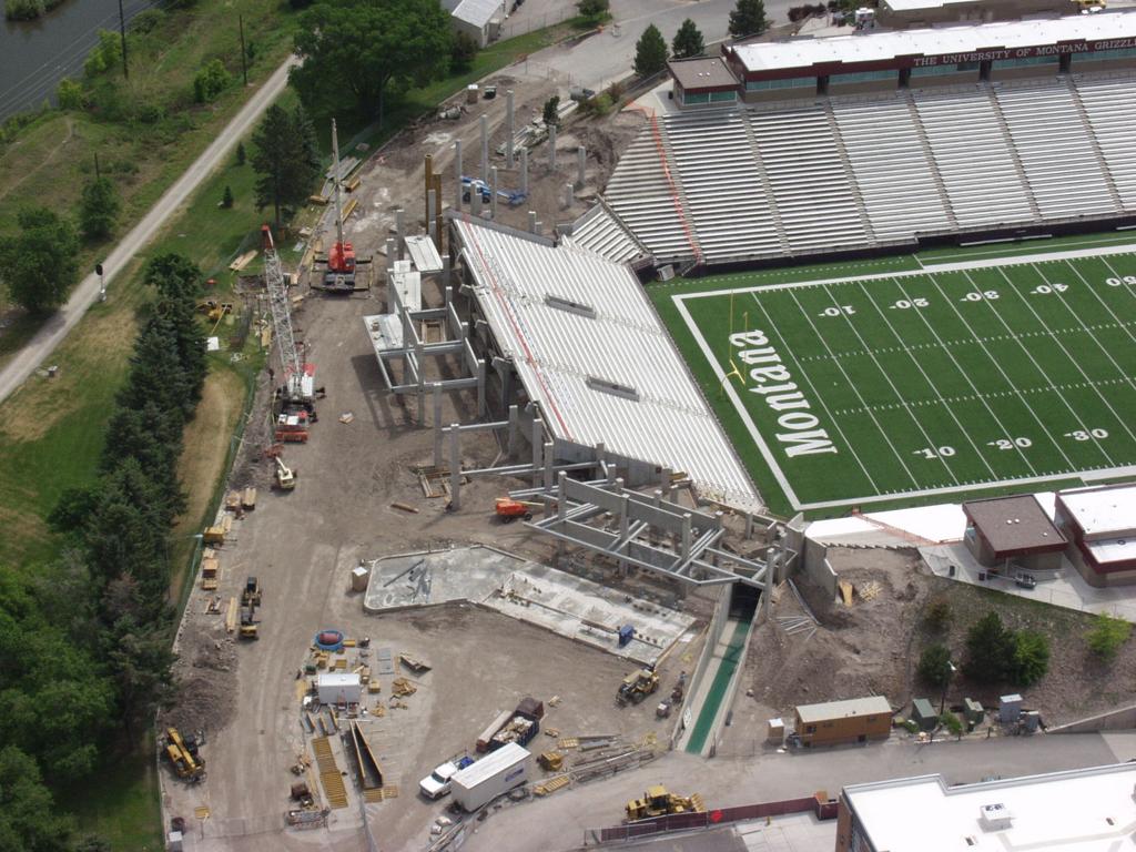 Photos Griz Football Stadiums Through The Years University Of