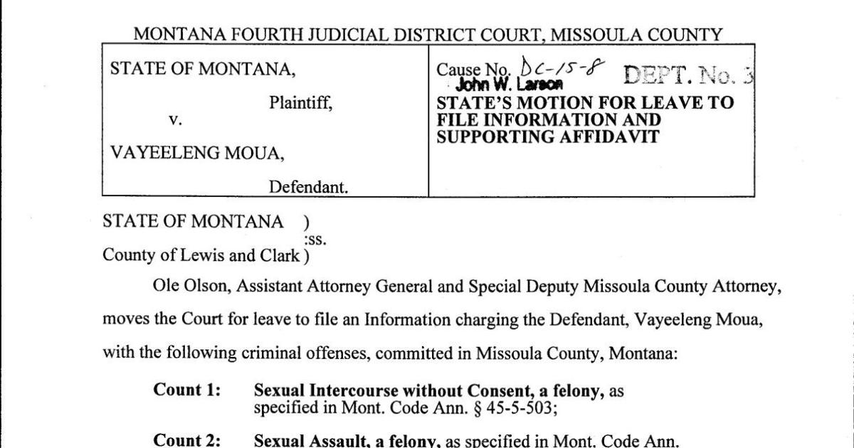 Missoula youth court officer charged with raping teen Missoula youth court officer charged with raping teen