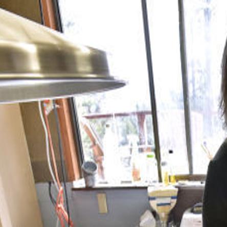 Encaustic Artist On Painting With Beeswax Pushing Out Of Comfort