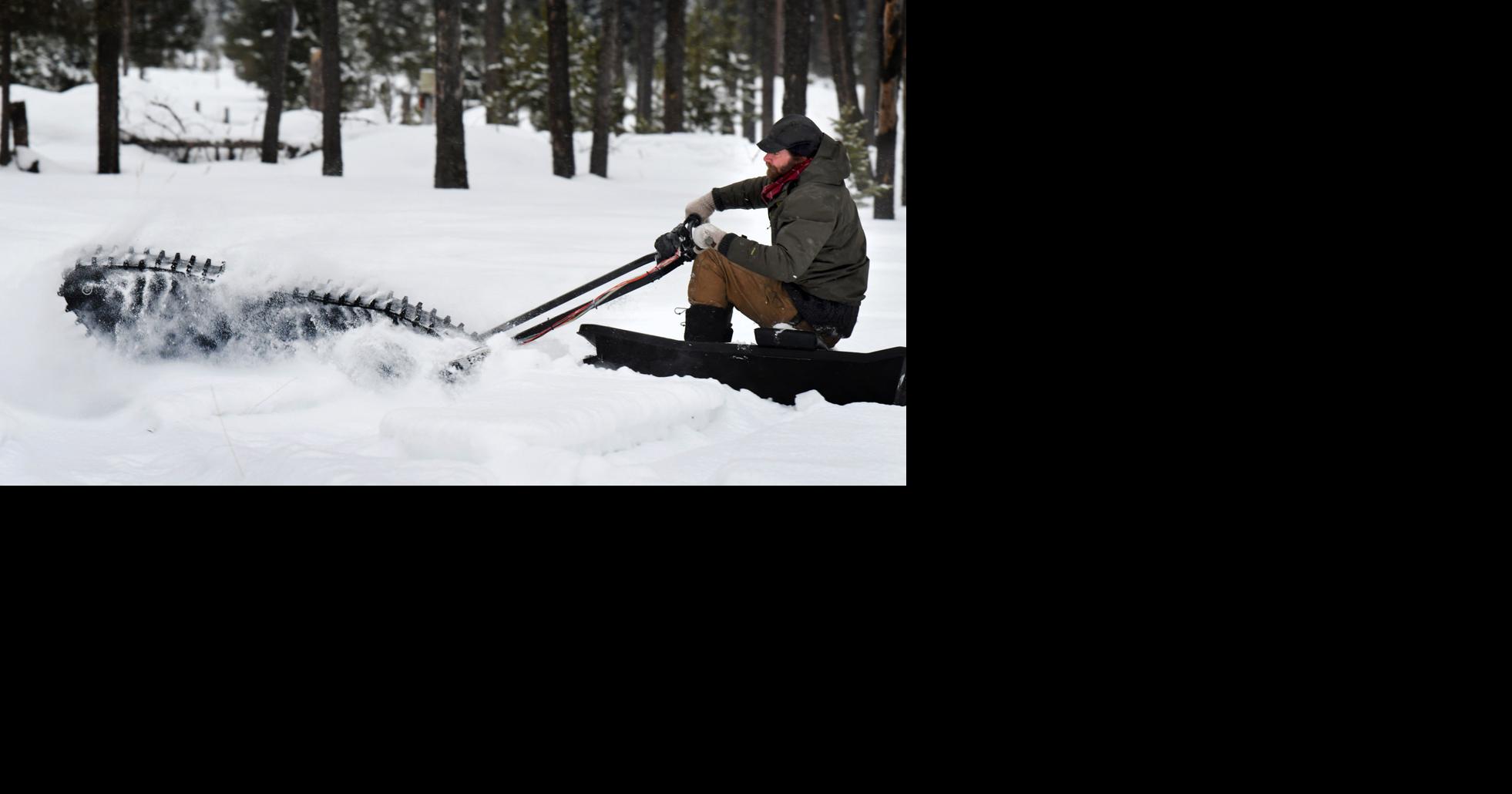 Silent and speedy Snow Track may revolutionize winter grooming
