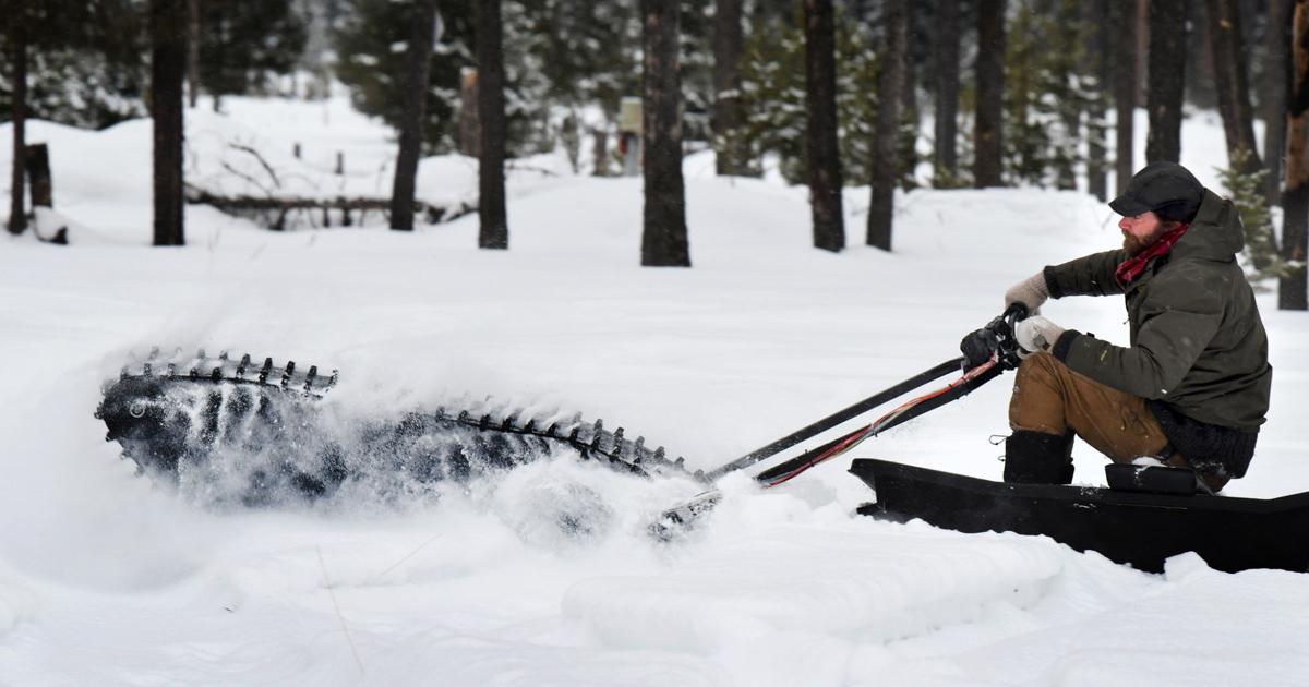 Snow Ripper Track Machine Silent and speedy Snow Track may revolutionize winter grooming