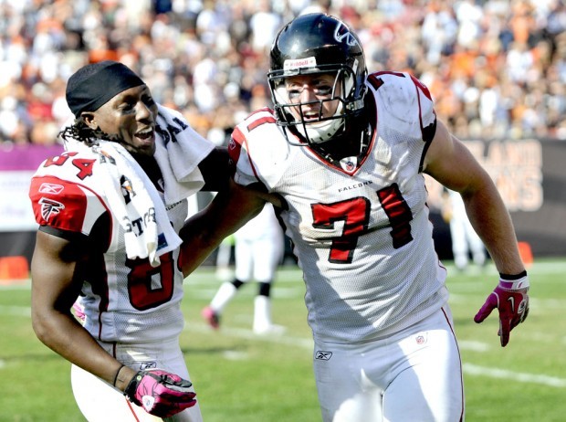 Atlanta Falcons WR Roddy White during the 2010 NFL Pro Bowl held