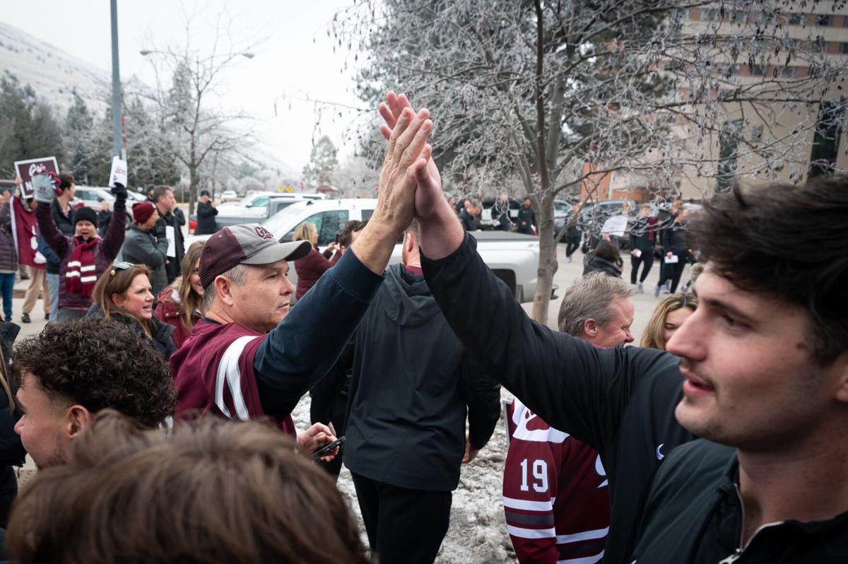 Missoula fans cheer Griz team to championship trip
