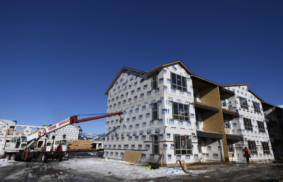 Housing under construction