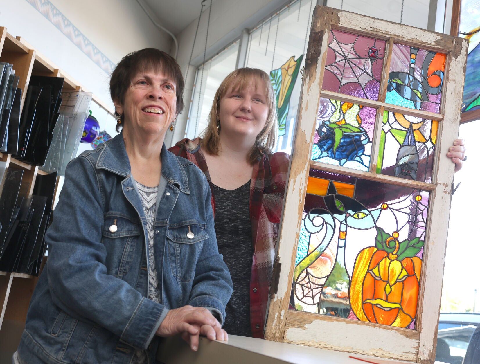D&J's Glassworks on Grand Ave is now Chameleon Stained Glass