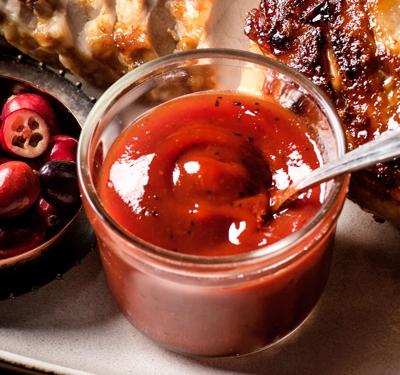 Cranberry barbecue sauce