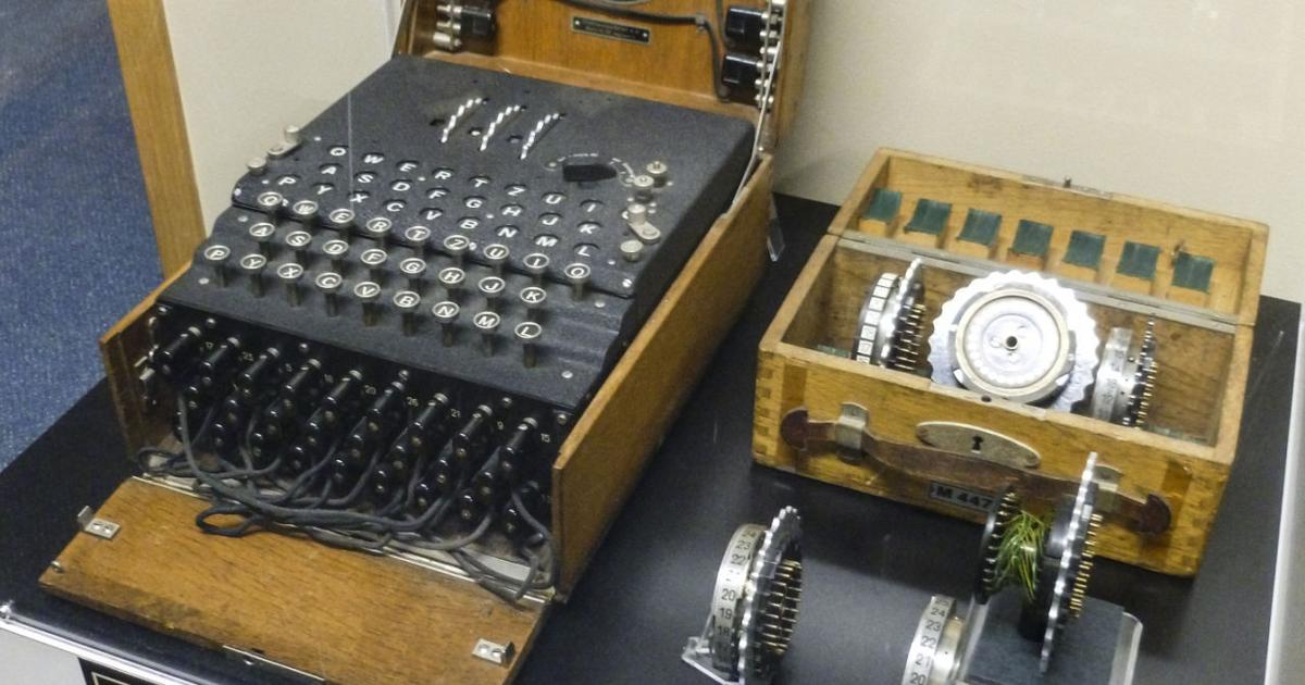 German encryption machine on display at Bozeman museum