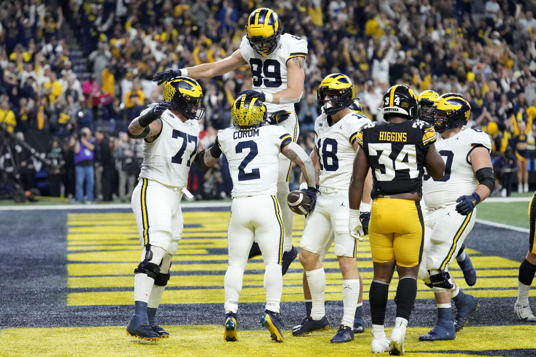 No. 2 Michigan rolls to Big Ten title likely top playoff seed