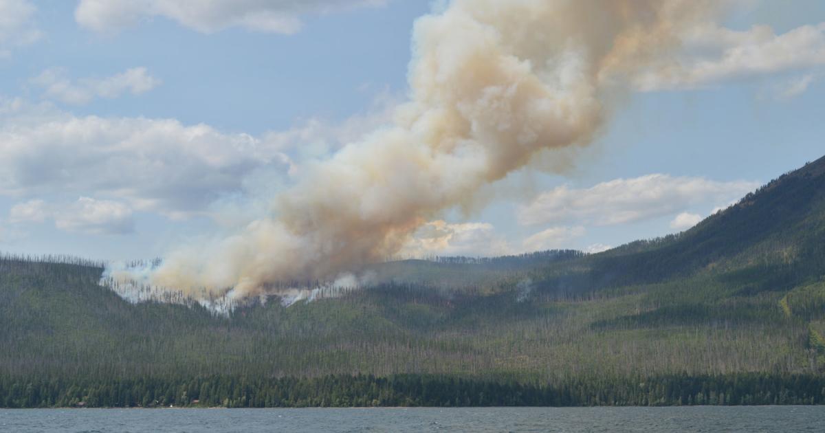 Howe Ridge fire grows in Glacier National Park; evacuation warning near ...