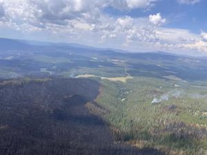 Fire crews to build handline west of Maverick Mountain in response to Sand Creek fire