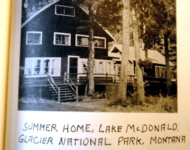 Private land inside Glacier National Park passes through