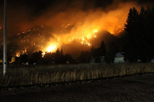 9 A.M. UPDATE: Crews complete another burnout on West Riverside fire