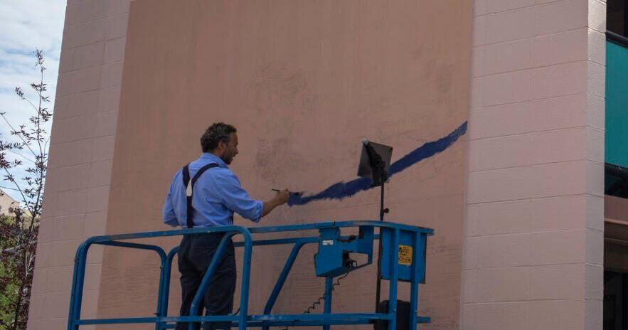 Renowned artist painting mural in Butte - Vimarsana News