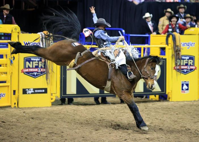 National Finals Rodeo Melstone's Sage Newman wins opener, zeroes in on