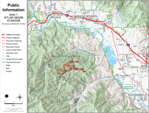 Elder fire prompts road and trail closures west of Missoula