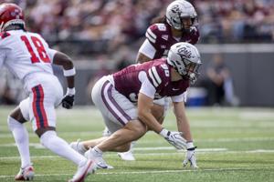 Grizzlies DL Tyler King thriving in first year of D-I football