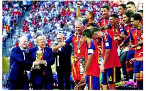SPAIN SECURES VICTORY IN WORLD CUP FINAL