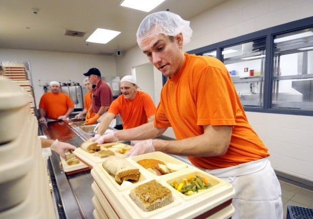 Correctional Food Service and Kitchen: Food Tray - 3 Compartment