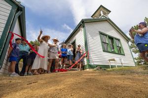 'We did it': Volunteers host ribbon-cutting for refurbished 1872 Unionville School