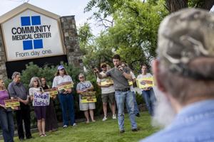 Forstag decries Medicaid work requirements, paperwork changes at Missoula rally
