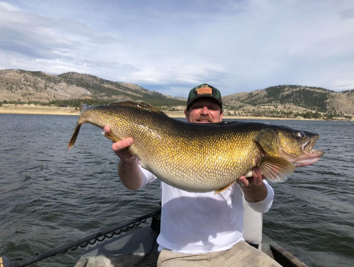 Trevor Johnson state record walleye