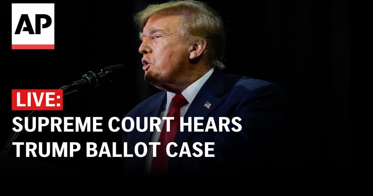 LIVE: Outside Supreme Court after SCOTUS hears arguments in Trump ...