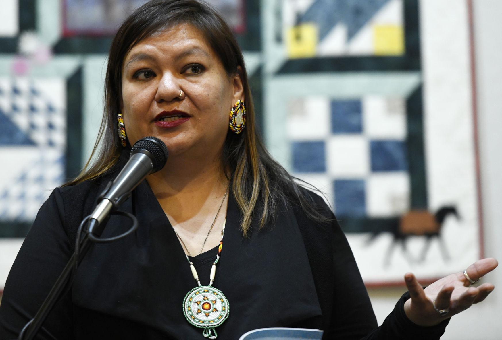 Finley's poetry draws on her life as Native American