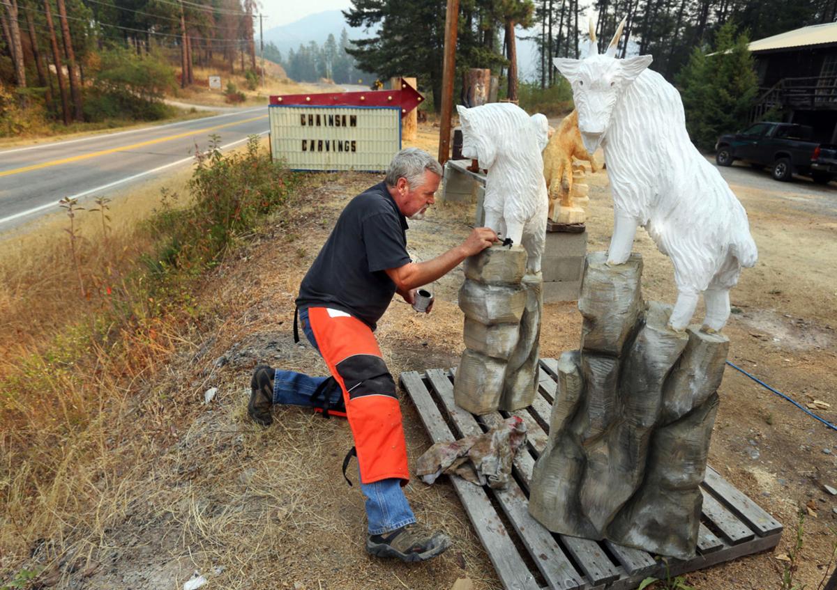 Chainsaw Art Bigfork artist takes on the best in the world at Libby